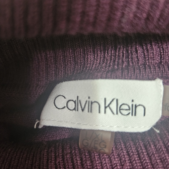 Womens L/XL Calvin Klein Turtleneck Dolan Sleeve Sweater. - Picture 9 of 9